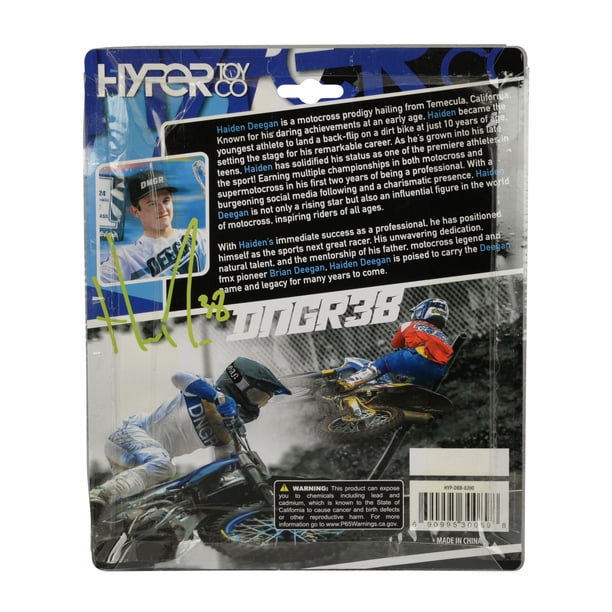 Hyper Toy Company 1:12 Scale Haiden Deegan Dirt Bike and Rider