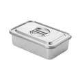 thumbnail image 4 of Rongfmy Cake Pan with Cover Rectangular Stainless Steel Nonstick with Lid DIY Baking Pan 23cmx15.5cm, 4 of 9