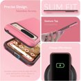 thumbnail image 3 of TUDIA MergeGrip Google Pixel 8 Étui Testé au Goutte Double Couche Robuste et Résistant - Rose Fumé, 3 of 7