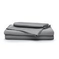 thumbnail image 1 of Sleepgram Ensemble de Draps en Bambou Biologique 100 % Pur, 4 Pcs (Simple TG, Gris), 1 of 6