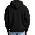 thumbnail image 5 of Yuyuzo Mens Hoodies Quarter Zip Drawstring Long Sleeve Shirts Casual Textured Loose Sweatshirts Pullover with Pockets, 5 of 5