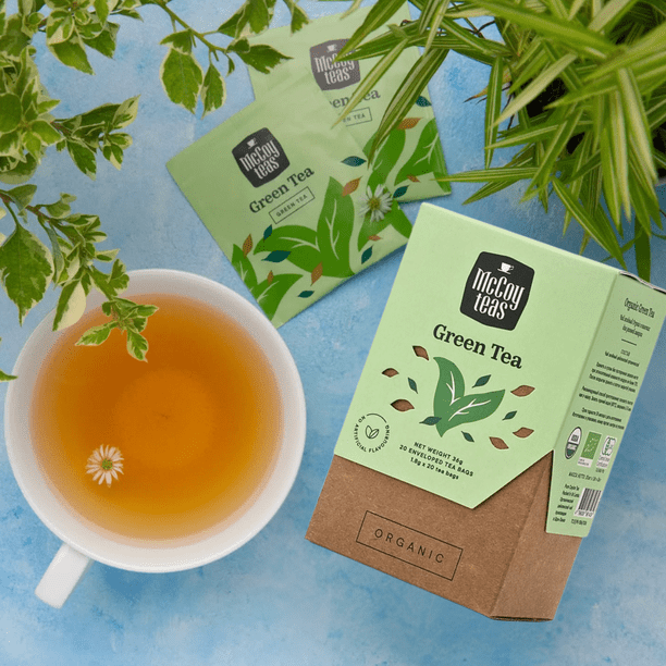 McCoy Teas Organic Green Tea with Ceylon and Sencha, Premium Tea