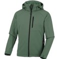 thumbnail image 1 of Mens' Warm Water Repellent Softshell Snowboard Jacket- Removable Hood, 1 of 1