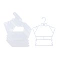thumbnail image 1 of Wweixi 10 Pcs Cintres de Maillot de Bain Présentoir de Lingerie Spectacle Collection Robe de Séchage pour Style L 3021, 1 of 6