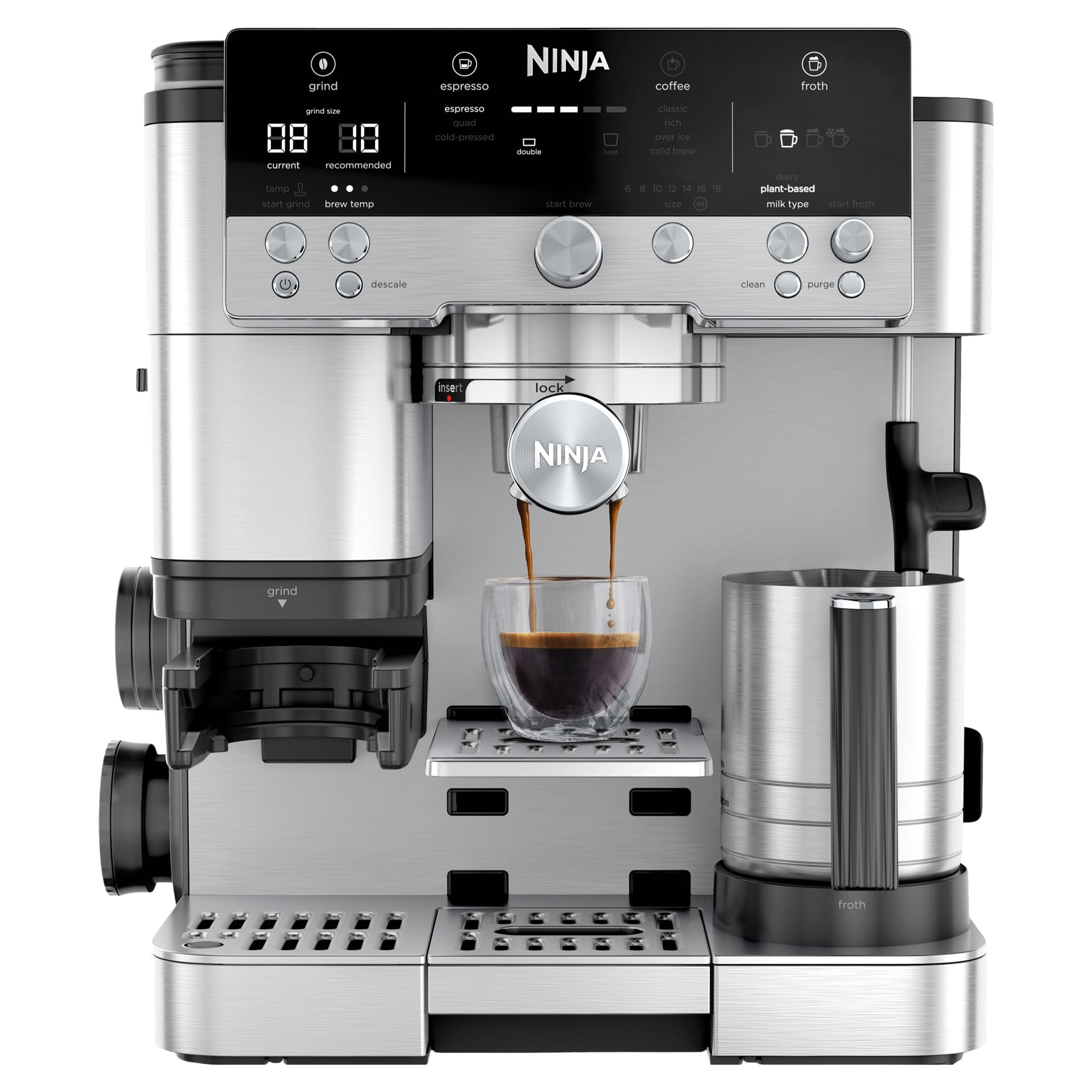 Refurbished Excellent - Ninja Luxe Café Signature Series 3-in-1 Espresso, Coffee and Cold Brew Machine