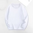 thumbnail image 2 of Tranfacy Kids Long Sleeve T Shirts Solid Color Round Neck Pullover Activewear Base Layer Comfortable Fitting Everyday Wear, 2 of 4