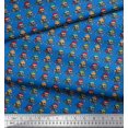 thumbnail image 3 of Soimoi Poly Georgette Fabric Crossbone & Skull Halloween Print Fabric by The Yard 52 Inch Wide, 3 of 3