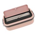 thumbnail image 1 of Leakproof Bento Lunch Box 316 Stainless Steel Microwave Safe Container, 700ml Capacity Adult Lunch Box For School Office, 1 of 8
