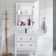 thumbnail image 1 of Gymax Bathroom Mirror Cabinet Wall Mounted Kitchen Medicine Storage Adjustable Shelf, 1 of 10