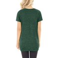 thumbnail image 3 of Birdeem T-Shirt Blouse à Manches Courtes à Col en V Uni pour Femmes, Coupe Ample, 3 of 12