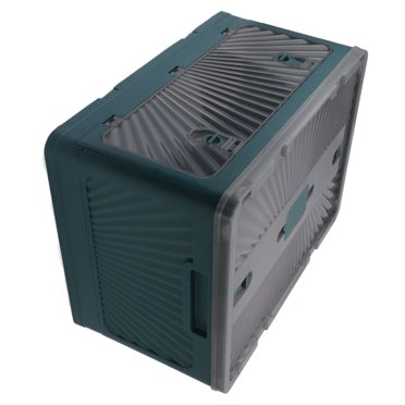 Folding Storage Box,Plastic Collapsible Storage Bin Storage Binwith Lid Plastic Collapsible Storage Binwith Lid Finest Materials
