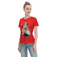 thumbnail image 4 of T-Shirt Basique à Manches Courtes pour Femmes Demon Slayer : Koiju et Nidouzi, 4 of 6
