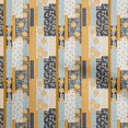 thumbnail image 1 of oneOone Rayon Mustard Yellow Fabric Floral Craft Projects Decor Fabric Printed By The Yard 56 Inch Wide, 1 of 5