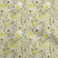 thumbnail image 1 of oneOone Cotton Flex Light Green Fabric Floral Craft Projects Decor Fabric Printed By The Yard 40 Inch Wide, 1 of 4