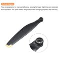 thumbnail image 4 of Unique Bargains 8 Pcs Low Noise Propellers 3 Inch Black Drone Blades Golden Edge Propeller Replacement, 4 of 4