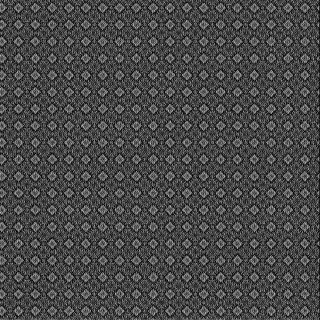 Ahgly Company Tapis d'Intérieur Lavables à la Machine, Carrés de Couleur Noir, 6' Carré