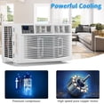 thumbnail image 2 of Ktaxon 12000BTU 110V Window Air Conditioner With WIFI And Remote, White, 2 of 9