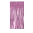 thumbnail image 2 of Plastic Rain Curtain 100x200cm Pink Tinsel Curtain Party Decoration Rain Curtain with Fringed Lasers for Venue Setup Props and Background Decor(1Pcs) Rkxzt, 2 of 8