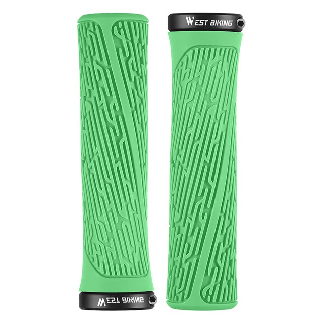 XZNGL Bike Grips Handlebar Mountain Bike Bicycle Non-Slip Rubber Grips Cover Mountain Bike Lock Grips Cover Mountain Bike Grips Lock on Lock on Grips Mountain Bike Mountain Bike Handlebar Grips