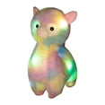 thumbnail image 2 of YANGHONGY Colorful Color Changing Glowing Alpacas and Rabbits Stuffed Dolls Color Lovely Stuffed Toy for Boy And Girl Holiday Gift Birthday Gift, 2 of 7