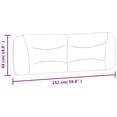 thumbnail image 4 of vidaXL Headboard Cushion Light Grey 152 cm Fabric, 4 of 5