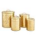 thumbnail image 3 of Old Dutch 1392CU Avignon Antique Copper Etched Canister - Set Of 4, 3 of 3