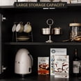 thumbnail image 3 of Yiwa Large Buffet Cabinet, 48" Storage Sideboard, Removable Shelves, Fluted Glass Doors, 3 of 8
