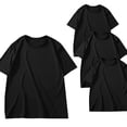 thumbnail image 1 of Besolor 3 Pack Men's Short Sleeve T-Shirt Big and Tall Summer Crew Neck Basic Tees Casual Breathable Workout Gym Tops, 1 of 7