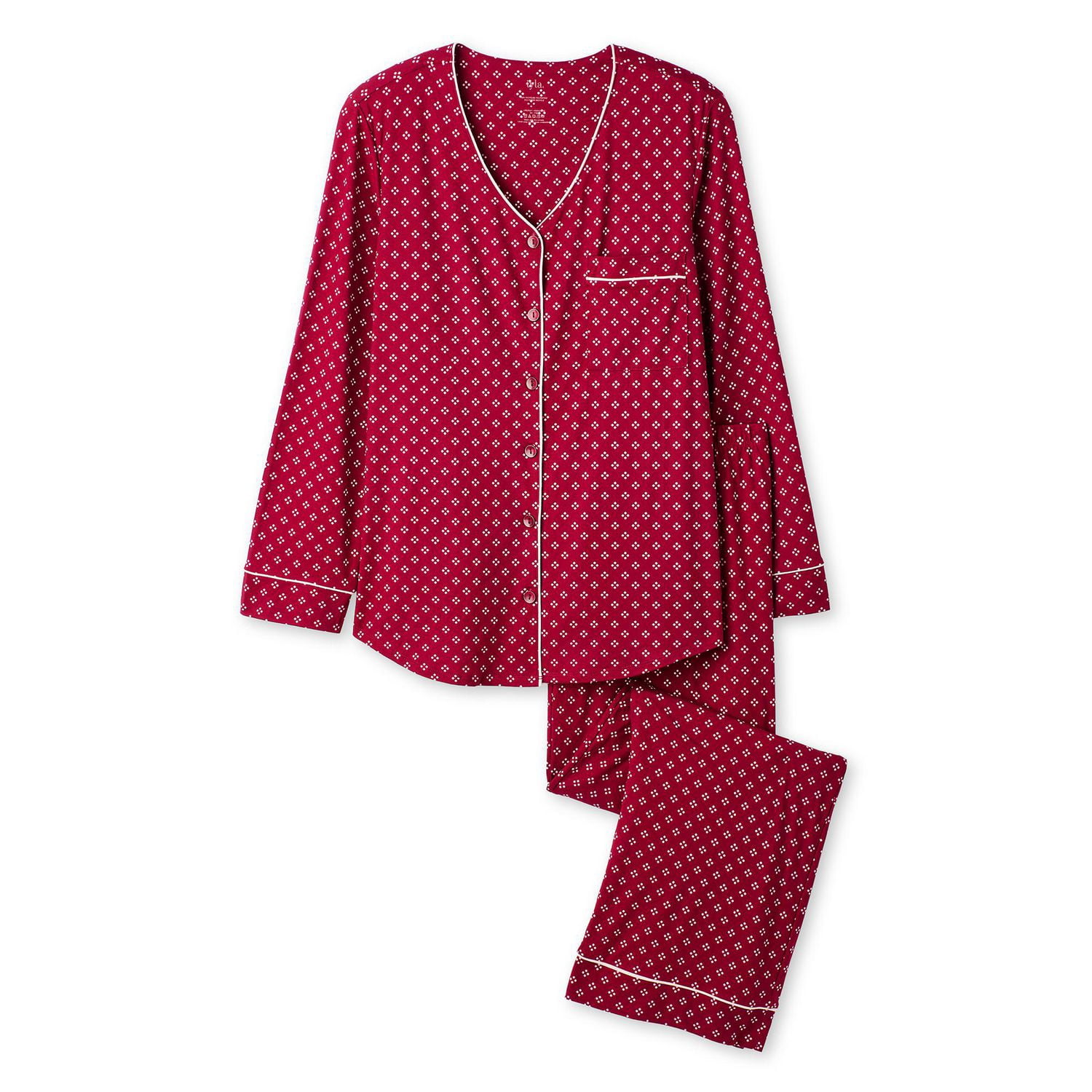 Iyla Women's Plus Two Piece Pajama Set - Walmart.ca