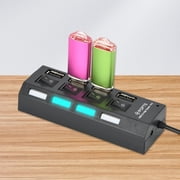 Chmadoxn USB HUB 2.0 4 Port Multiple Expander With Multi USB Splitter Hub Use Power Adapter Computer Accessorie USB hub