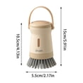 thumbnail image 2 of Brosse Récurante pour Casseroles et Vaisselle avec Distributeur de Savon Intégré et Conception de Rangement Suspendu pour un Nettoyage de Cuisine Efficace, 2 of 5