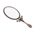 thumbnail image 4 of Maoww Vintage Antique Handheld Foldable Cosmetic Makeup Compact Hand Mirror Small, 4 of 8