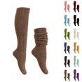 thumbnail image 4 of WTXUE Chaussettes Quart, Chaussettes Décontractées pour Femmes Chaussettes Épaisses Hiver Extra Épaisses et Chaussettes Lune Automne et Hiver Chaudes Bas de Maison Rouges, 4 of 7