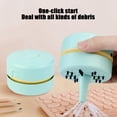 thumbnail image 4 of Desktop Vacuum Cleaner, Mini Desktop Duster for Computer Keyboard, Adjustable Eraser Crumb Car Vacuum, USB Rechargeable for Home, School, Office, 4 of 6