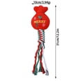 thumbnail image 2 of SIfdSeng Rope Christmas Theme Dog Toy with Rope Body for Puppy Dog Chew Toy for Puppy Interactive Toy Puppy Toy Funny Dog Toys Dog Toys for Large Dogs, 2 of 7