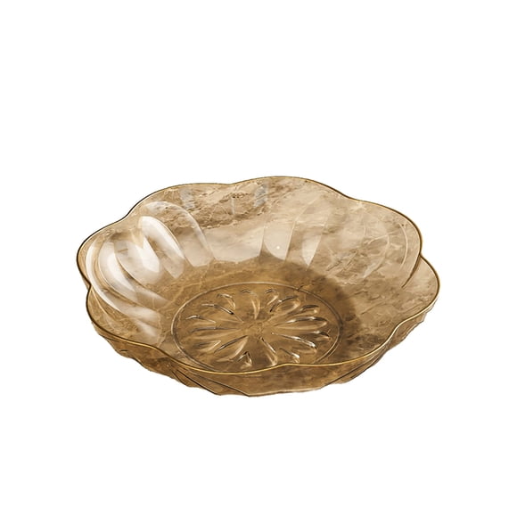 Panier Égouttoir Mini pour Légumes A9 à Accents Dorés, Organisateur de Comptoir de Cuisine, Conception Gain de Place, Polypropylène Durable 20X20X4.5Cm #ro7V7