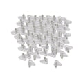 thumbnail image 1 of DOLITY 100 Pcs Épingles d'Étagère Clips de Séparation Étagères Support de Meubles de Placard transparent, 1 of 9