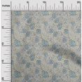 thumbnail image 1 of oneOone Silk Tabby Fabric Leaves & Floral Artistic Printed Craft Fabric BTY 42 Inch Wide, 1 of 4
