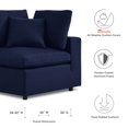 thumbnail image 2 of Modway Commix Sunbrella Outdoor Patio Furniture Glider Chair, Navy, 2 of 8