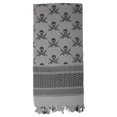 thumbnail image 1 of Rothco Skulls Shemagh Tactical Desert Scarf - Grey, 1 of 2