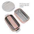 thumbnail image 3 of Leakproof Bento Lunch Box 316 Stainless Steel Microwave Safe Container, 700ml Capacity Adult Lunch Box For School Office, 3 of 8