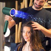 TopLLC Séchoir à cheveux électrique Sèche-cheveux électrique haute puissance Maison Sèche cheveux Comb à vent chaud Salon de coiffure Blowing Comb sèche-cheveux portatif