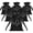 Black, variant on TOPTIE 50 PCS Gray Satin Gift Bags 3.1x4.3 Inches, Jewelry Bags with Drawstrings, Party Favors