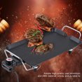thumbnail image 4 of BBQ Grill, Table Top Grill Electric Non-stick Grill Pan BBQ Griddle Plate With Adjustable Thermostat For Kitchen For Garden, 4 of 8