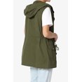 thumbnail image 4 of TheMogan Veste Utilitaire Sans Manches à Cordon, Coupe Ample, pour Femmes Grande Taille, Style Militaire, 4 of 7