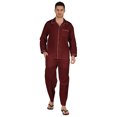 thumbnail image 1 of Inkmeso Pyjama en Coton pour Homme, Tenue de Nuit Unie, Ensemble de Détente Haut et Bas, 1 of 7