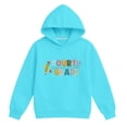 thumbnail image 3 of Chandail pour Ados à Manches Longues, Chandail à Capuche Imprimé pour Enfants, Chandail à Enfiler, Blouse à Col Rond, Chemise, Hauts, Vêtements d'Automne, Vêtements pour Filles, 13-14 Ans, 3 of 3