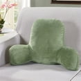 thumbnail image 1 of Mefallenssiah Plush Big Backrest Reading Rest Pillow Lumbar Support Chair Cushion with Arms, 1 of 1