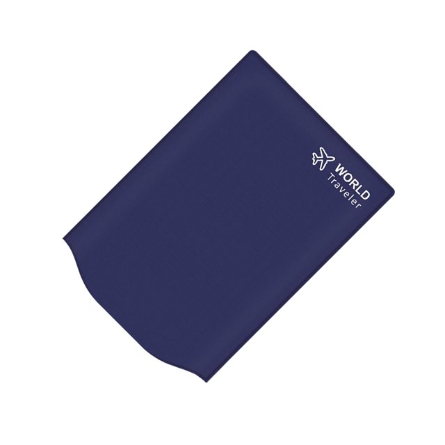serony Non-woven Travel Luggage Cover Dustproof Stylish Sticker Type Detachable Simple Style Suitcase Bag Protector Guard Dark Blue 22inch