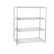 EGNMCR 4-layer Stackable Small Shoe Rack Suitable For Lightweight Shoe Rack Storage Boxes At Entrances Corridors And Closets shoe rack